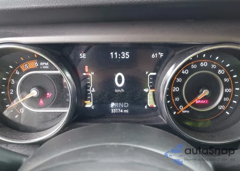 2021 Jeep Wrangler Unlimited Willys 4X4 z USA, uszkodzony, nr VIN 1C4HJXDMXMW707745